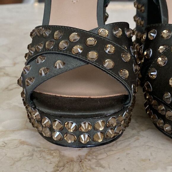 Aldo Britain Studded Platform Chunky Heel Strap Sandals - Picture 4 of 15